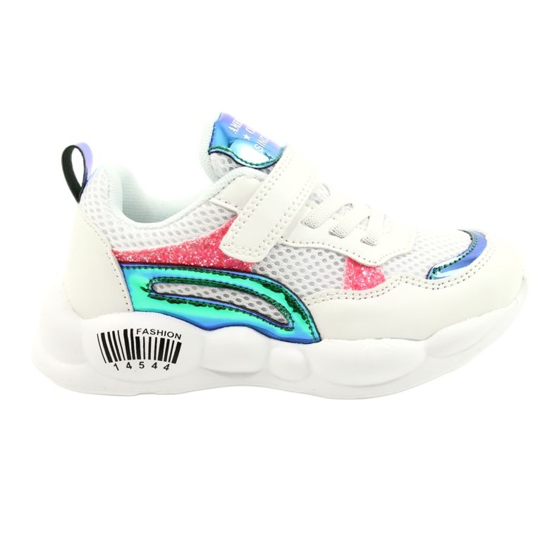 American Club Fashionabla Halographic Sportskor ES23/21 Vit