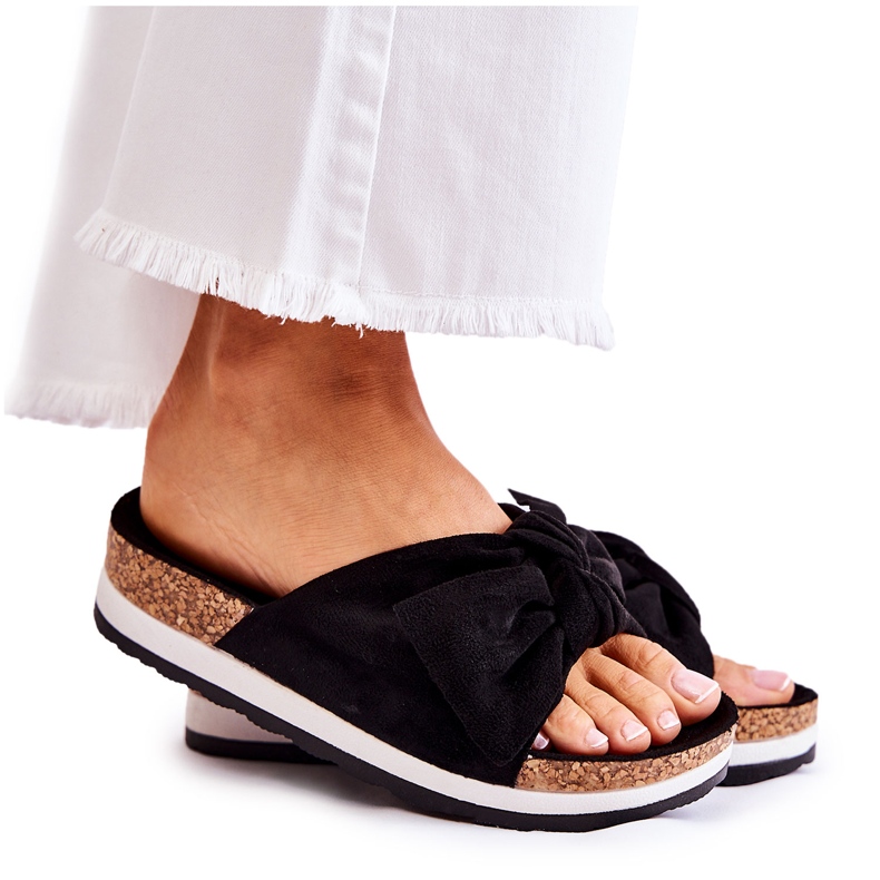 PS1 Svarta tofflor på den så bekväma plattformen