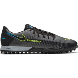 Nike React Phantom Gt Pro Tf fotbollsskor svart CK8468 090
