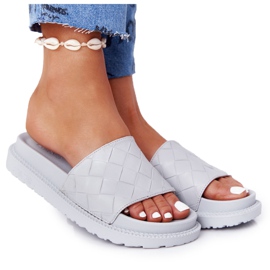 Dam Tofflor På The Big Star HH274688 Grå Plattform