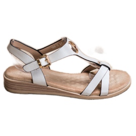 S. BARSKI Eleganta sandaler från S.BARSKI vit