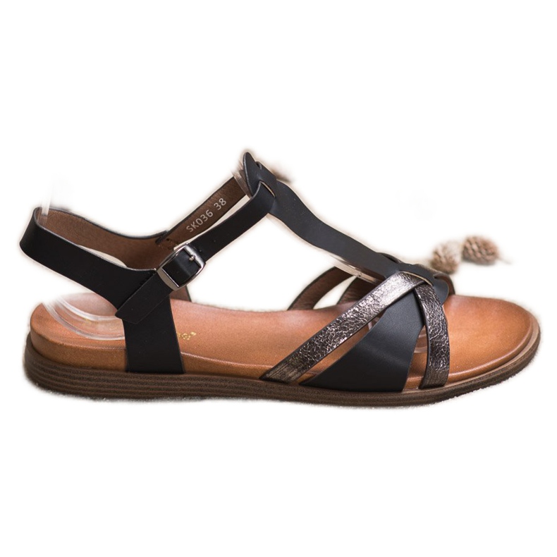 Svarta sandaler från Sergio Leone