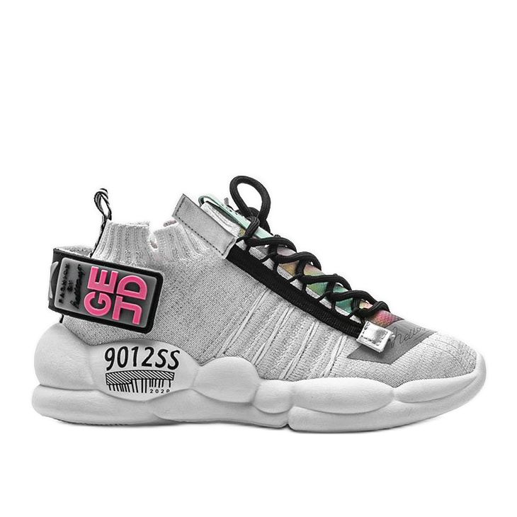 Vita strumpor sneakers Ava mångfärgad