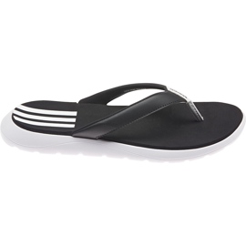 Adidas tofflor Comfort Comfort Flip Flop för kvinnor svart och vitt FY8656