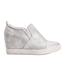 Vita blanka Jayla -sneakers för kvinnor silver-