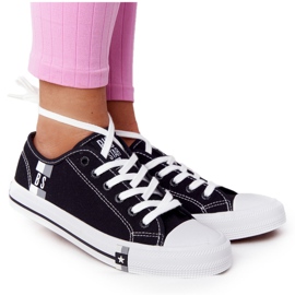 Klassiska damskor Sneakers Big Star HH274108 Svart