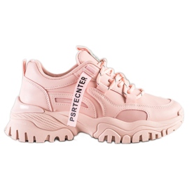 SHELOVET Vårmode Sneakers rosa