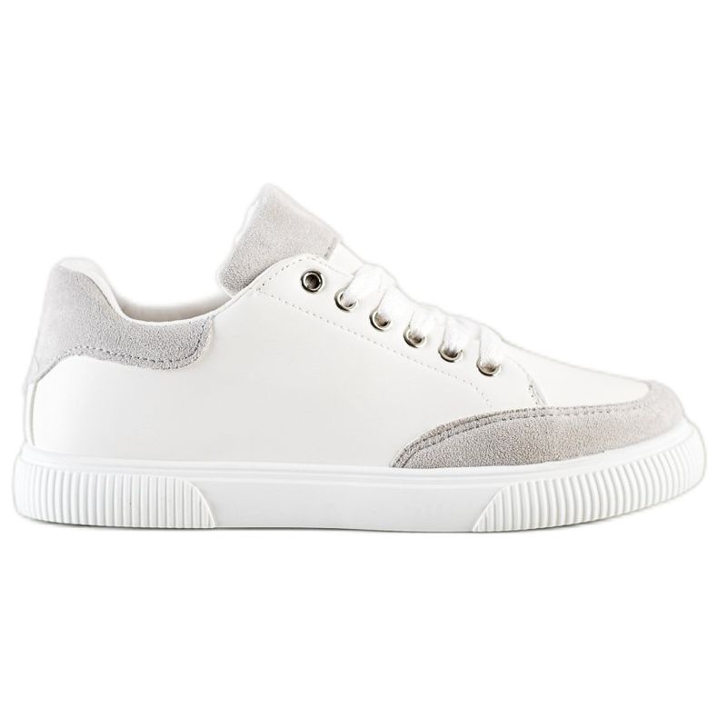 SHELOVET Snygga vita sneakers