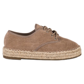 SHELOVET Mocka Espadrilles brun