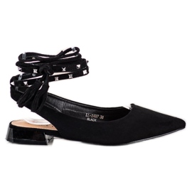 Seastar Pumpar med dekorativ bindning svart