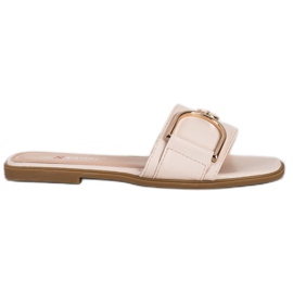 Seastar Eleganta tofflor med prydnad beige