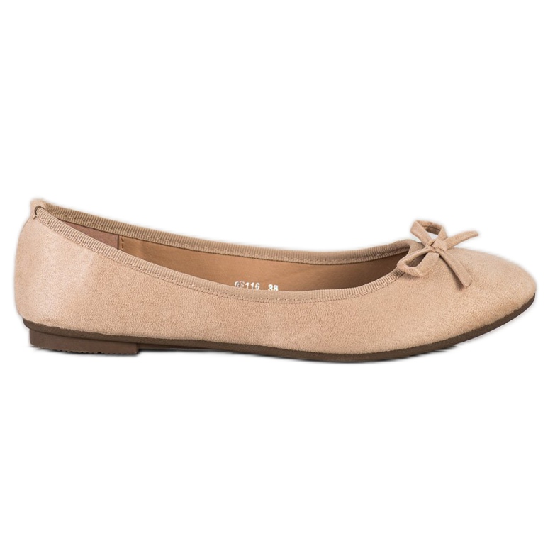 Clowse Klassisk mockaballerina beige