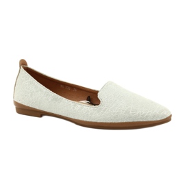 Sergio Leone silvergrå ballerinaskor MK700