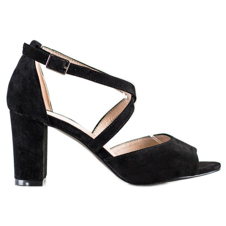 VINCEZA mockasandaler svart