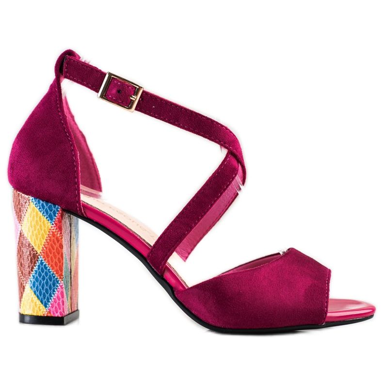Trendiga Sergio Leone pumps rosa