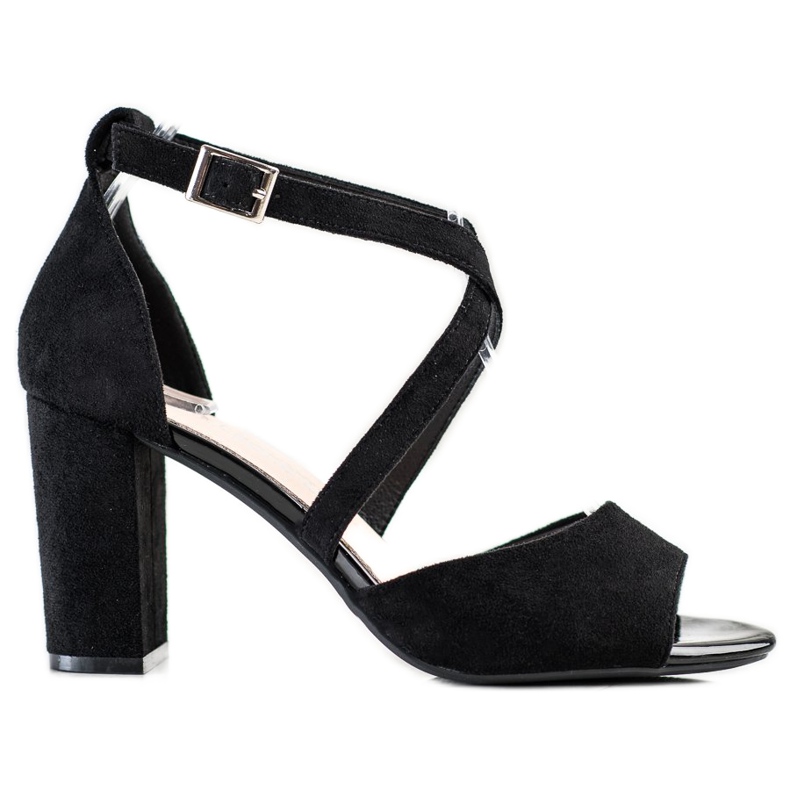 Trendiga Sergio Leone pumps svart