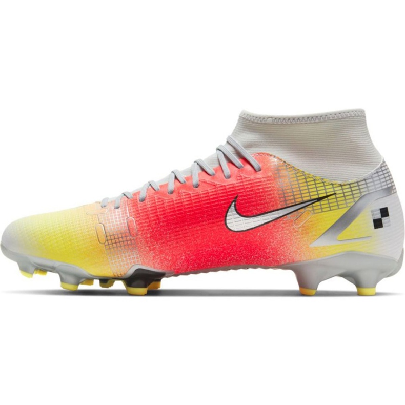 Nike Mercurial Superfly 8 Academy Mds FG / MG M CV0948 108 fotbollsskor röd orange