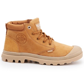 Palladium Pampa Lo Cuff Lea W 95561-717-M skor brun