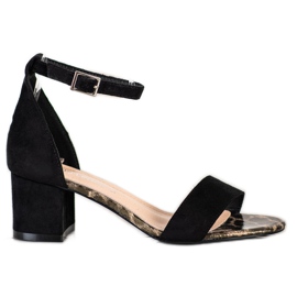 Sandaler på en bar Sergio Leone svart