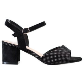 Svarta sandaler på en bar Sergio Leone