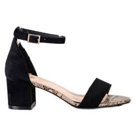 Sandaler på en bar Sergio Leone svart