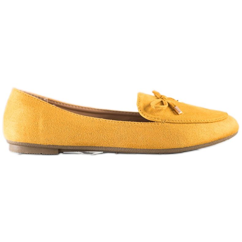 Abloom Mocka herrar med en rosett gul