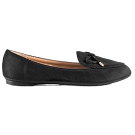 Abloom Mocka herrar med en rosett svart