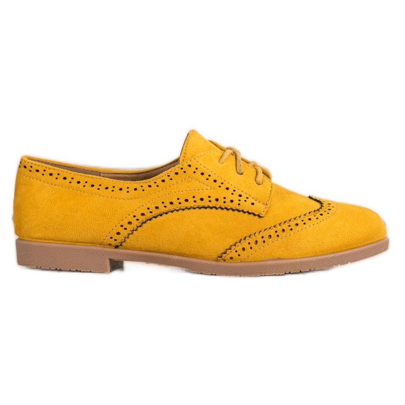 SHELOVET Openwork skor för våren gul