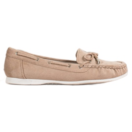 SHELOVET Casual Beige Loafers