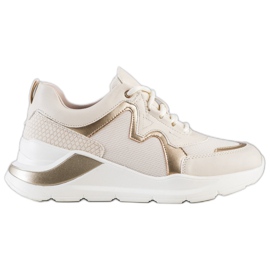 Weide Bekväma snygga sneakers beige