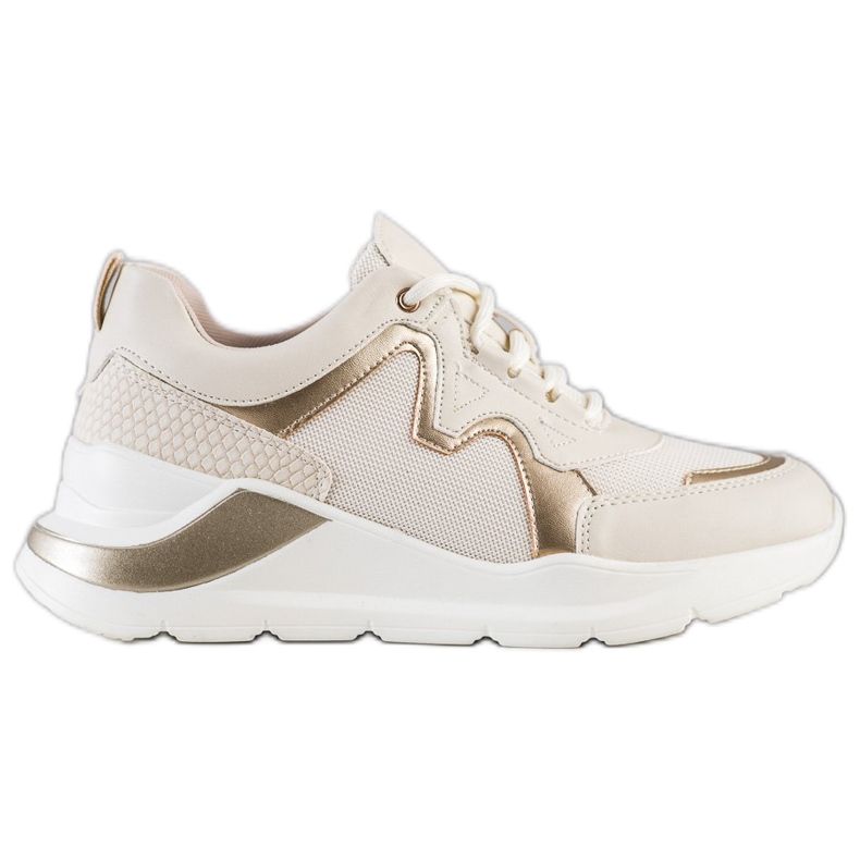 Weide Bekväma snygga sneakers beige