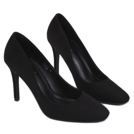 Svarta damklackar LE080P Svart