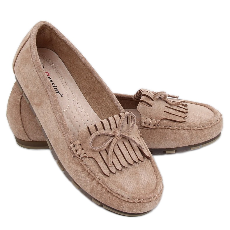 Dam loafers mörkbeige GS11P Khaki kaki