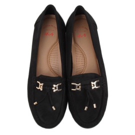 Svart damskor med plattformssvarta H9228 Negro