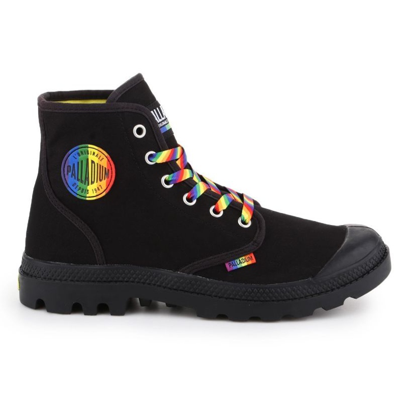 Skor Palladium Pampa Pride Black / Rainbow W 76521-054-M svart