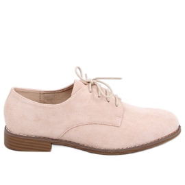 Rosa G325 Rosa snörda loafers