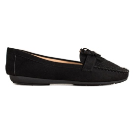 Best Shoes Casual mocka loafers svart