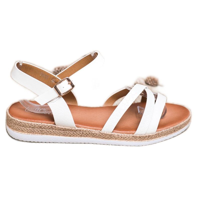 Weide Bekväma vita sandaler