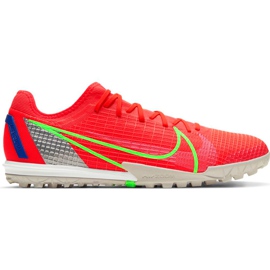 Nike Mercurial Vapor 14 Pro Tf CV1001 600 fotbollsskor röd röd