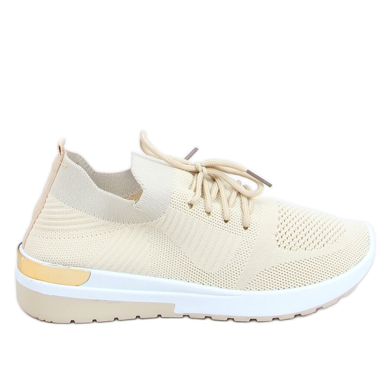 Beige sportstrumpor G-363 Beige skor