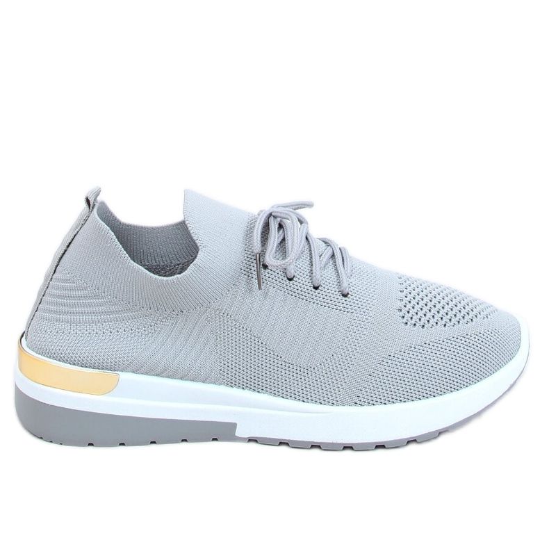 Grå G-363 Grå strumpor sportskor