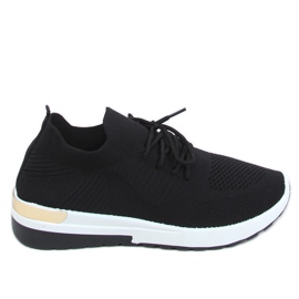 Svarta G-363 svarta strumpor sportskor