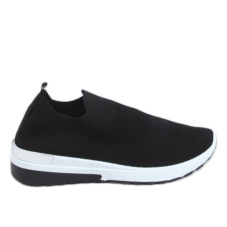 Svarta G-362 svarta strumpor sportskor