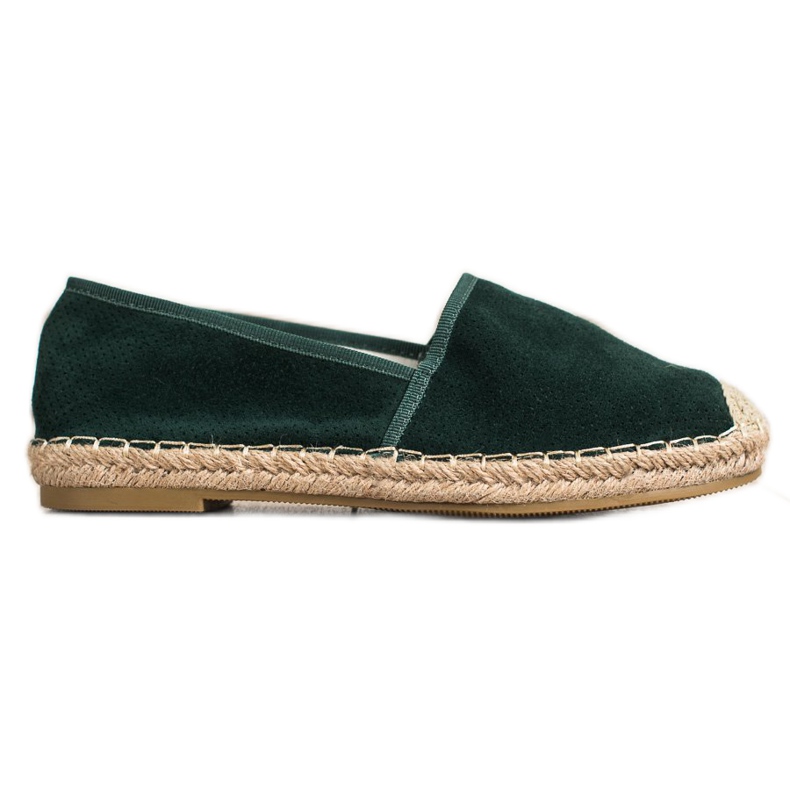 Kayla Light Openwork Espadrilles grön