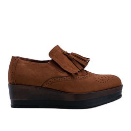 Brun mocka brogues från Makenzie