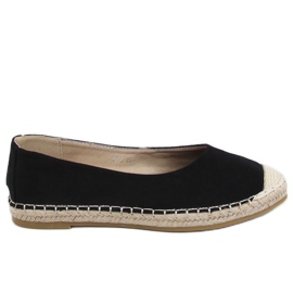 Svart dam Espadrilles CD-3 Svart