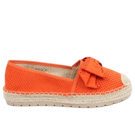 Orange espadriller för kvinnor J131-22 Orange