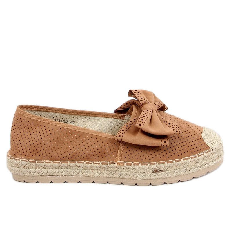 Espadriller för kvinnor camel J131-22 Camel brun