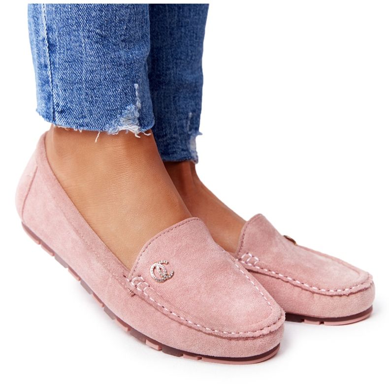 PS1 Mocka Loafers för kvinnor Rosa Madelyn