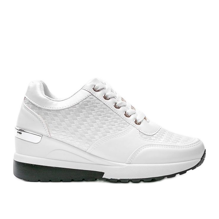 Vita blanka sneakers på Mara -kilen